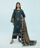 3 Piece - Embroidered Khaddar Suit