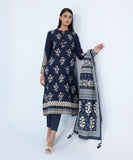 3 Piece - Embroidered Khaddar Suit