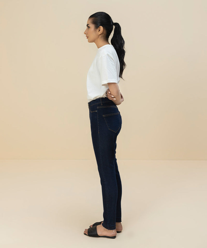 Mid-Rise Slim Fit Denim