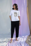 Graphic T-Shirt With Applique Detail