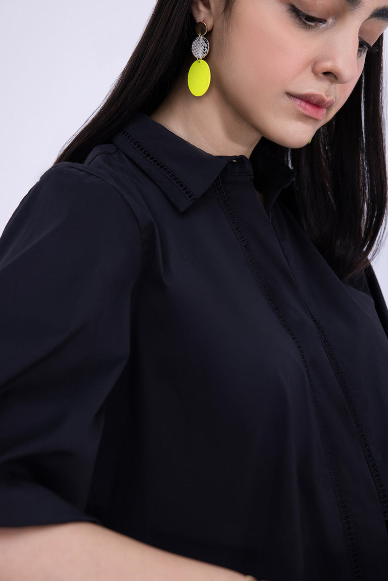 Loose Fit Button Down Top