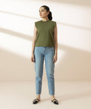 Shoulder Padded T-shirt