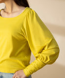 Puffed Sleeve T-shirt