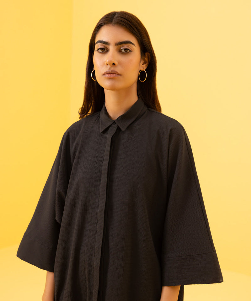 Kimono Seersucker Dress