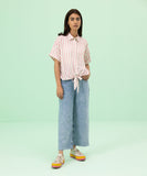 Printed Top with Knot Detail