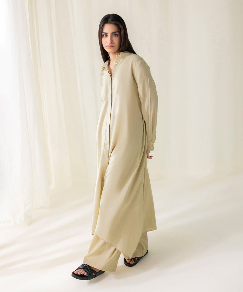 Linen Collared Dress