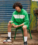 UNISEX HOODIE WITH CONTRAST PANEL